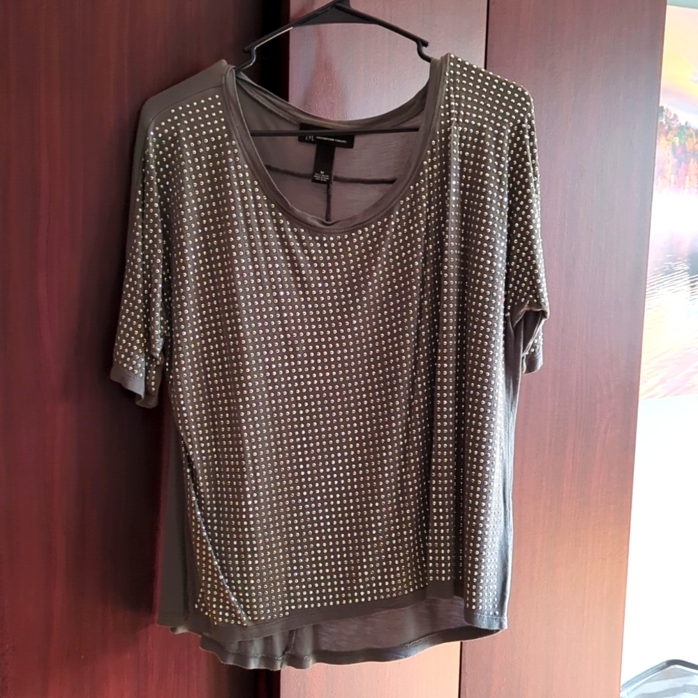Bling studded rhinestone tee